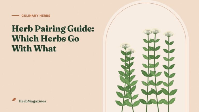 Herb Pairing Guide: Which Herbs Go With Which Foods – HerbMagazines botanical illustration